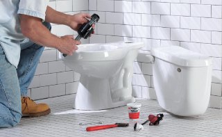 Установка унитаза Жигулёвск цена 1375 руб.